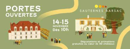 Journées Portes Ouvertes 2026 Sauternes et Barsac Château Guiraud