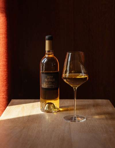 Etiquette du vin Petit Guiraud du <span><span><span>Château Guiraud, Visite de Château Vignoble à Sauternes</span></span></span>